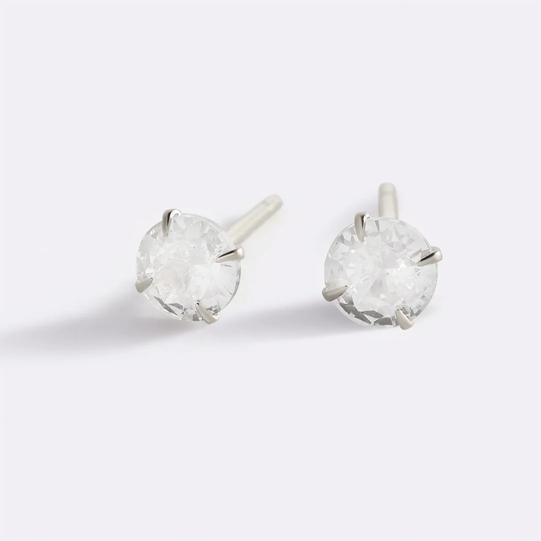 4mm Classic Solitaire Studs