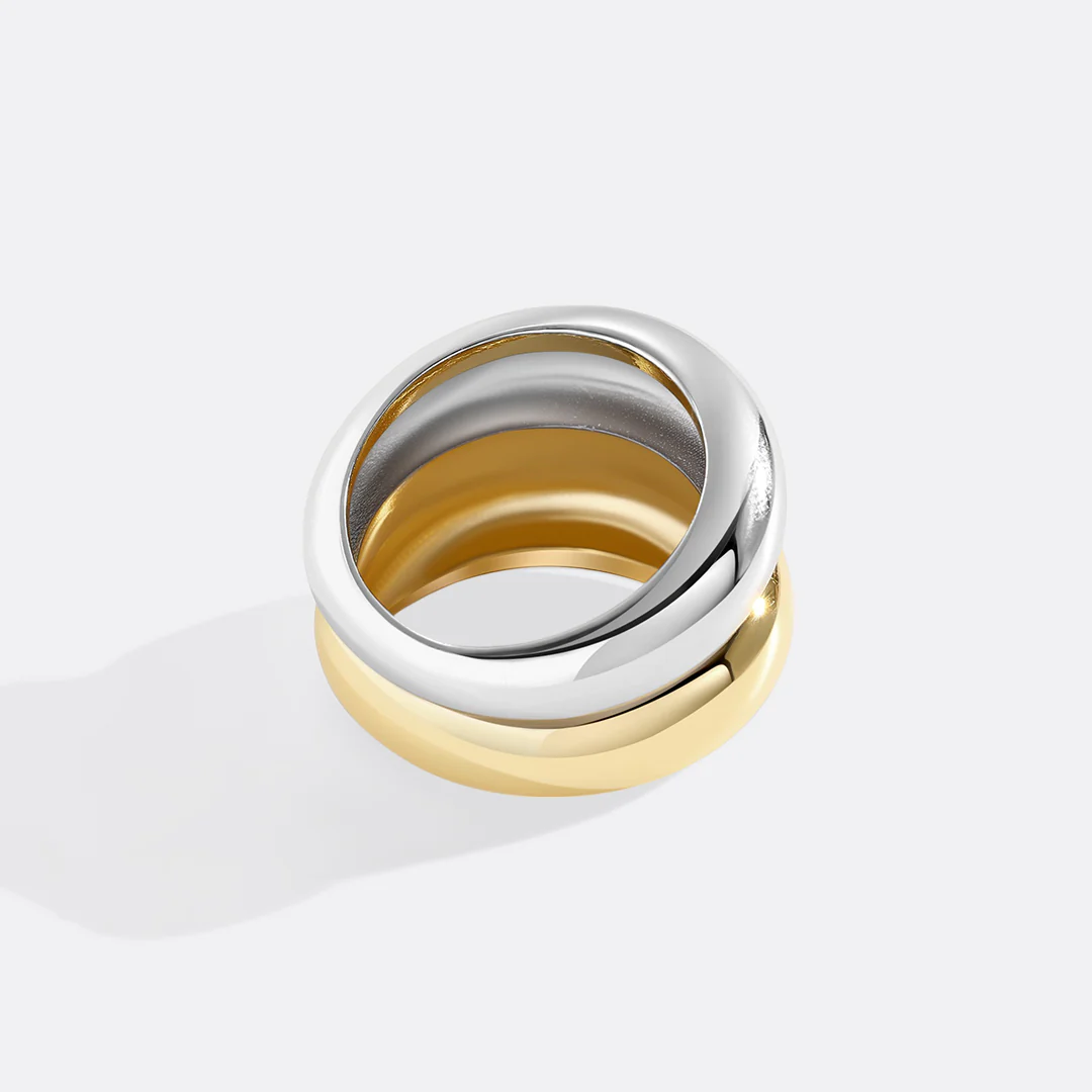 The Merge Mixed Metal Ring