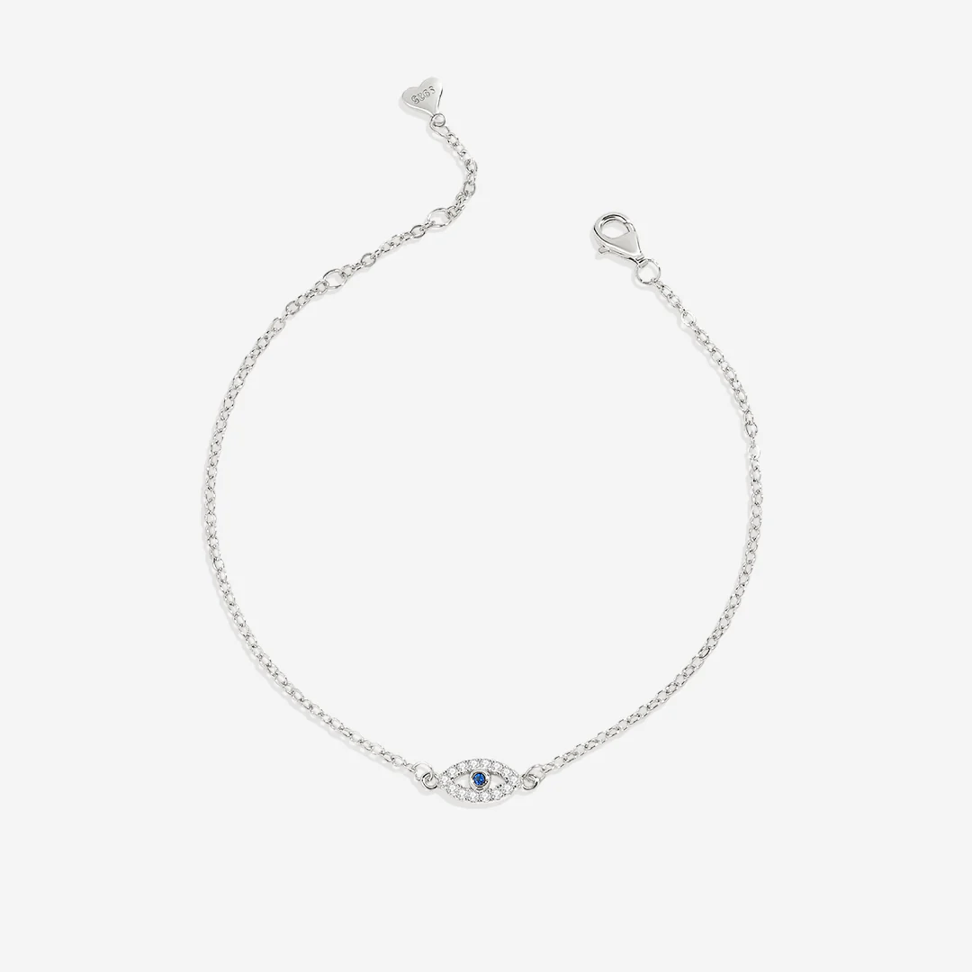 Dainty Evil Eye Charm Bracelet