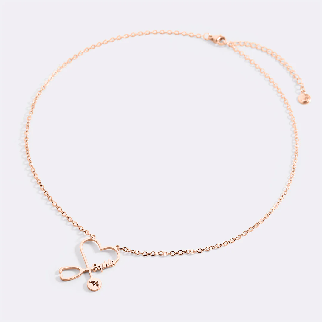 Stethosope Name Necklace