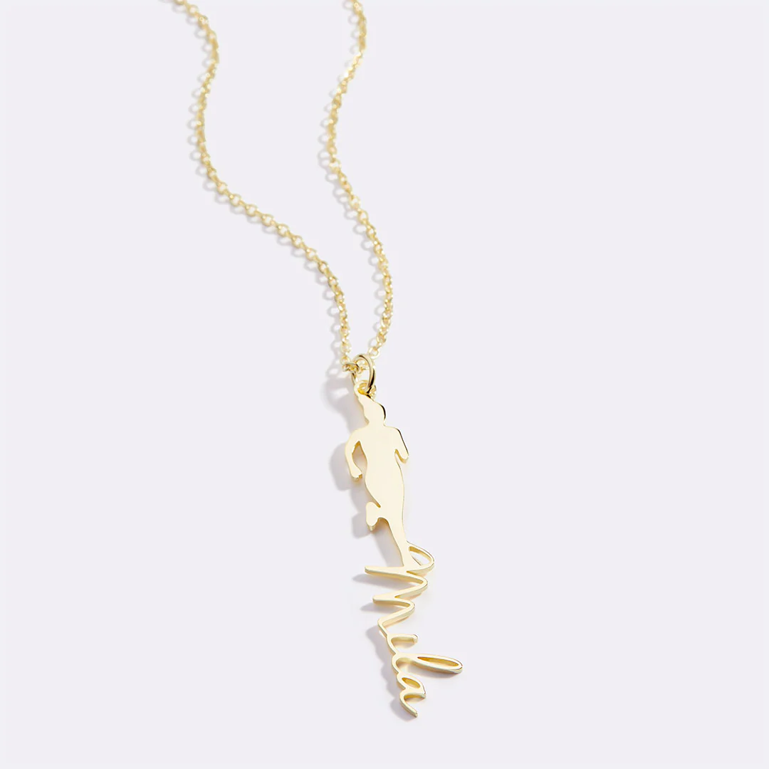 Runner Name Necklace
