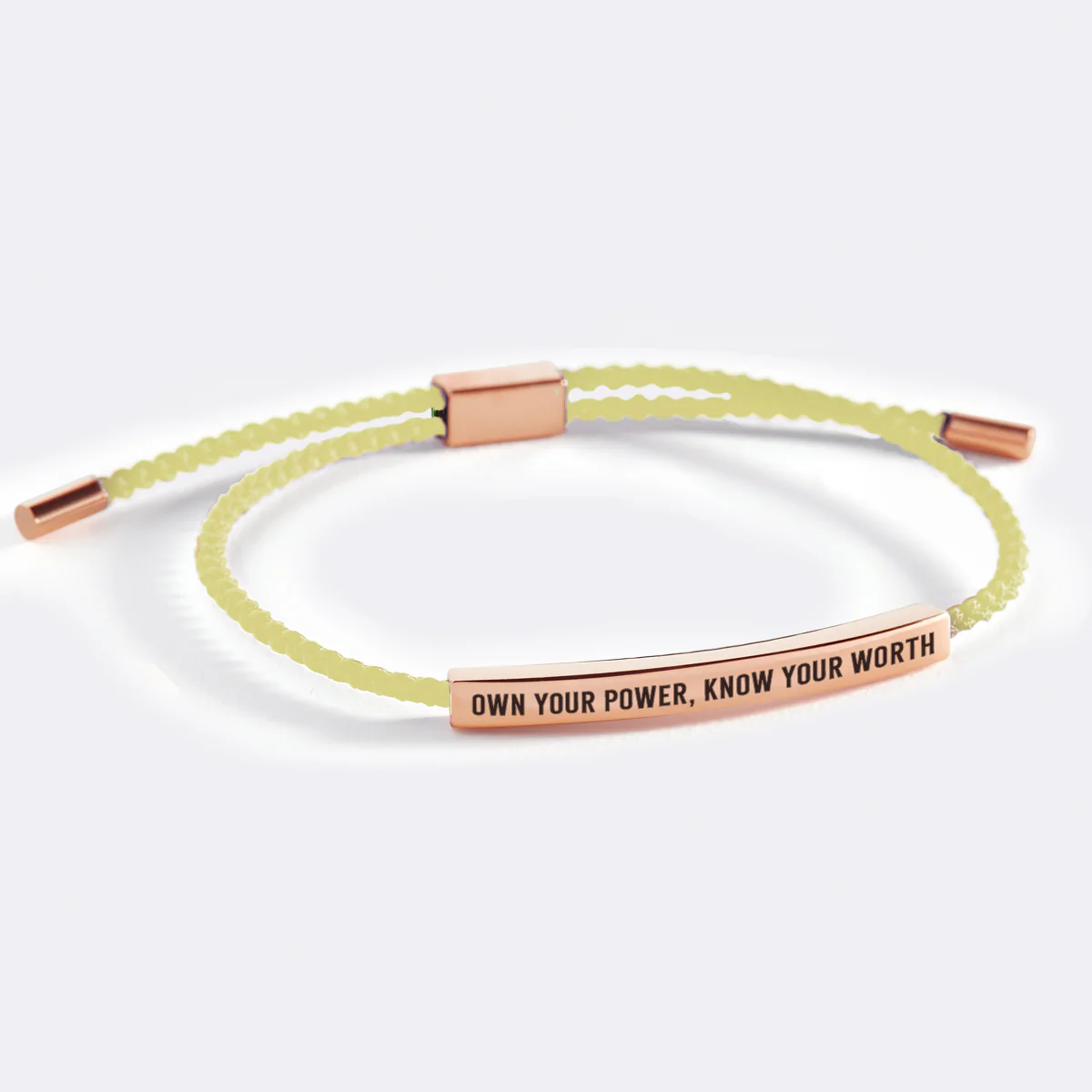 Own Your Power, Know Your Worth Inspire Bracelet