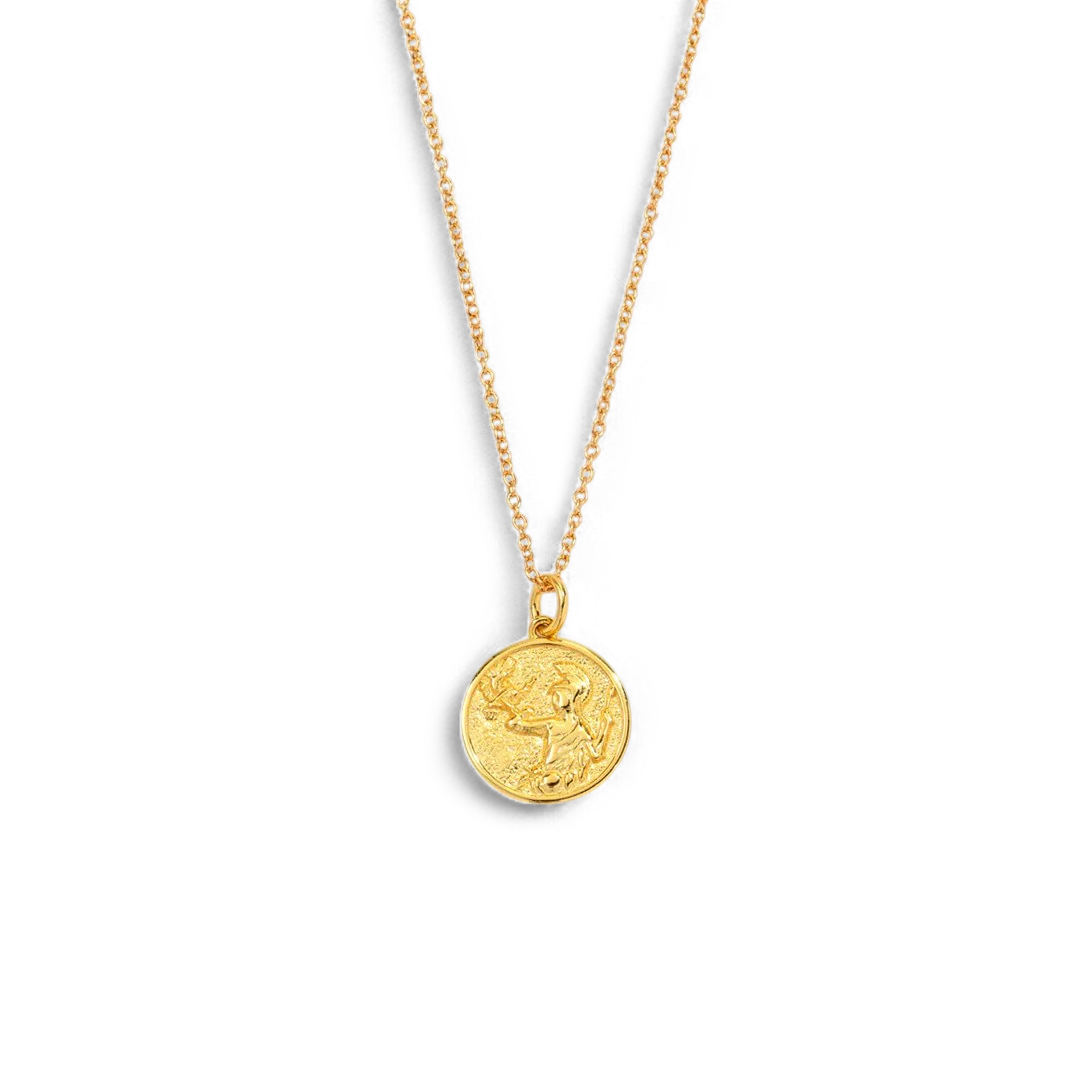 Greek Goddess Pendant Necklace