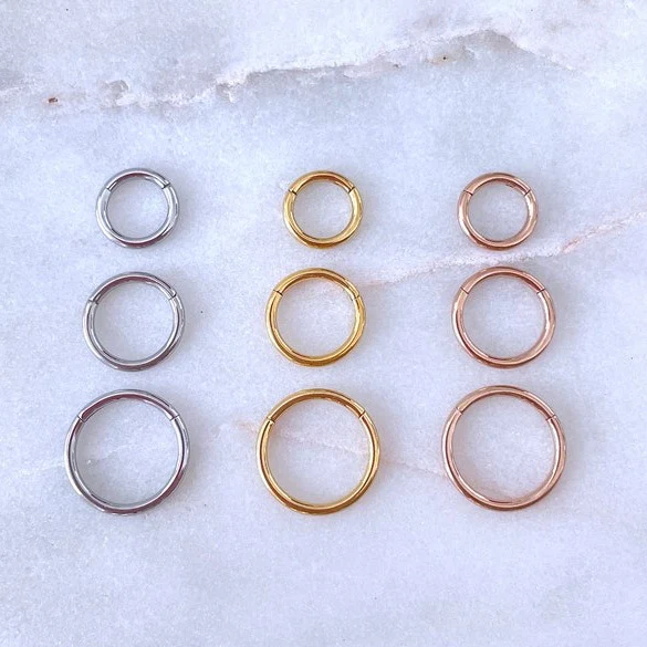 Classic Cartilage Hoop Earrings | 16g