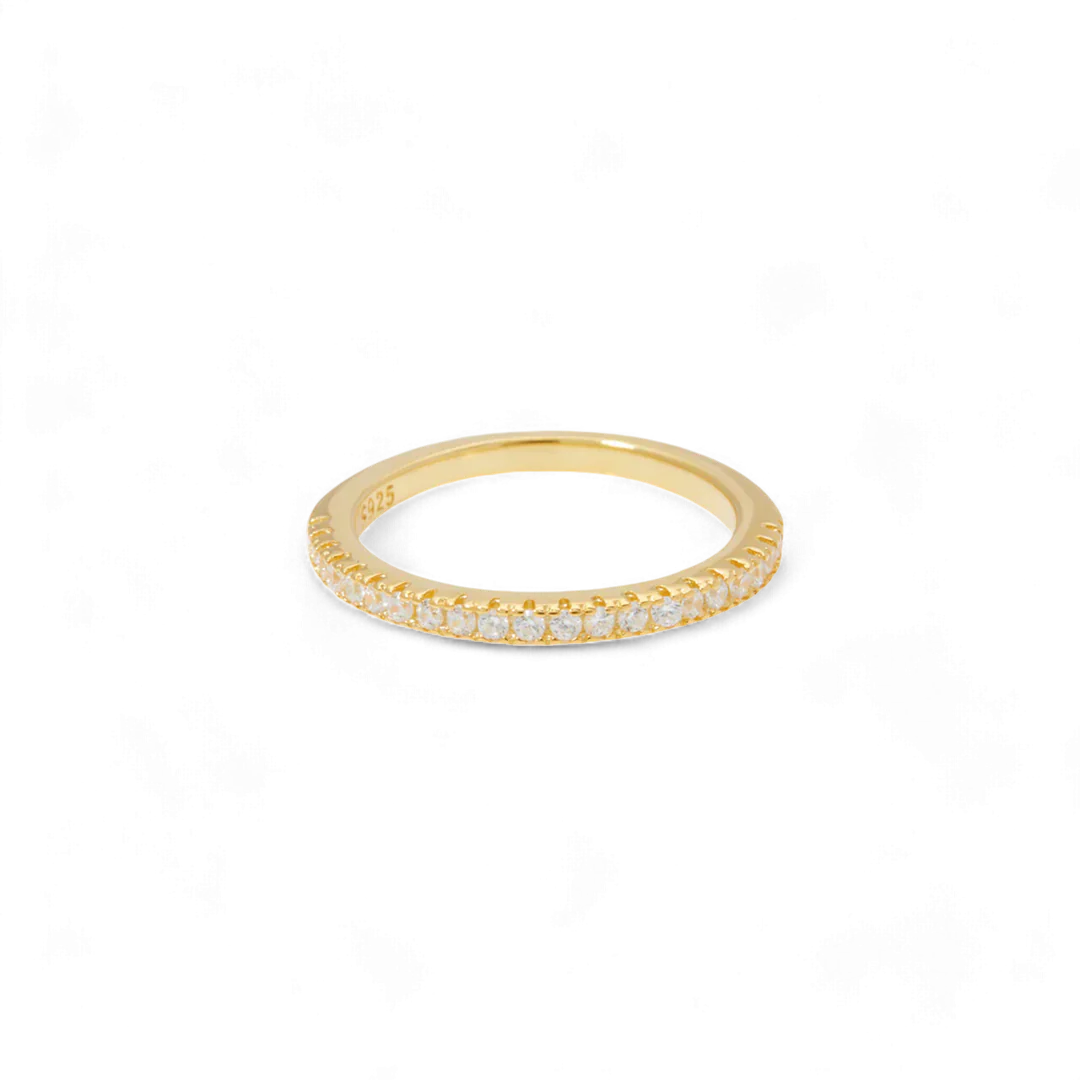Micro Pavé Eternity Stacking Ring