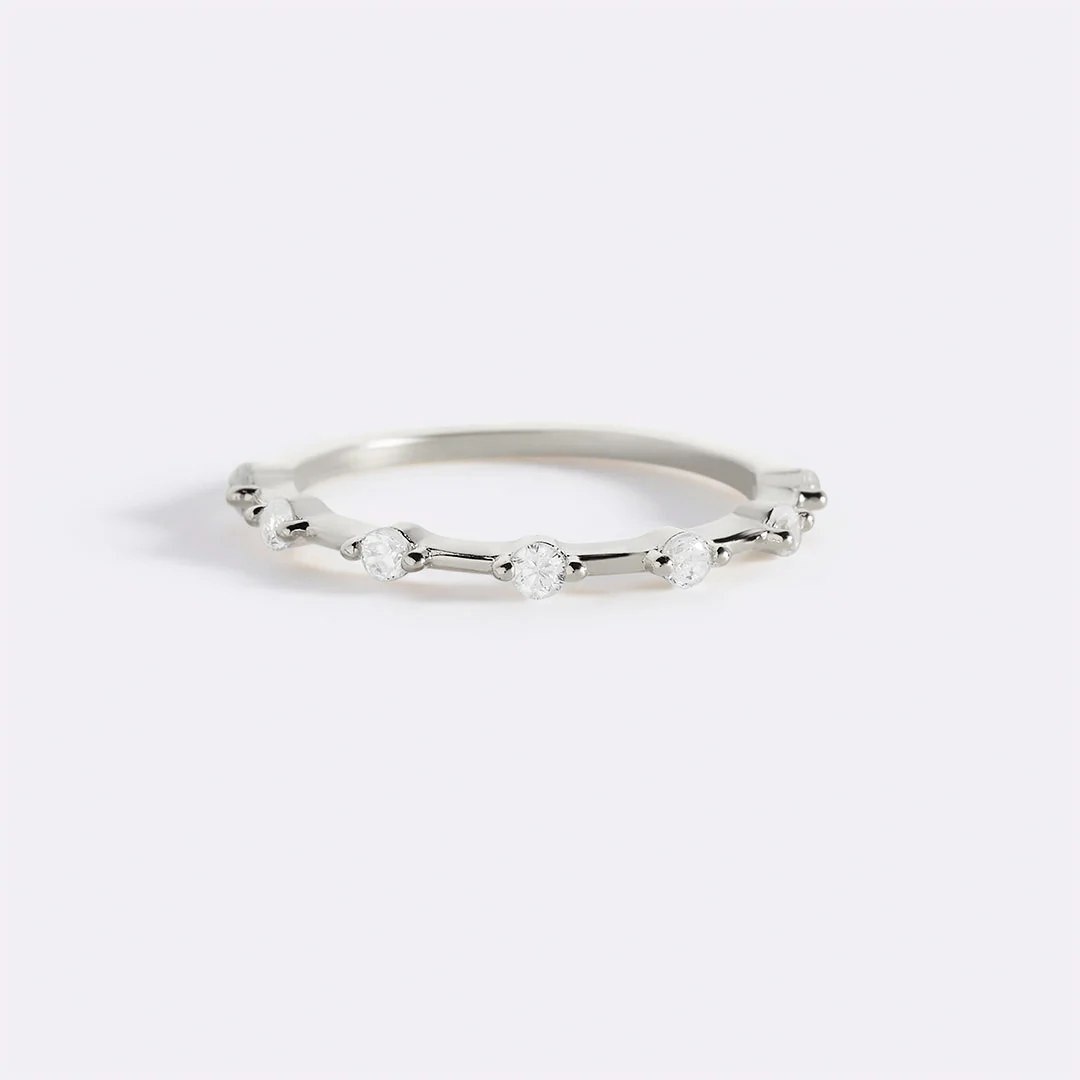 Ultra Thin Floating Eternity Ring