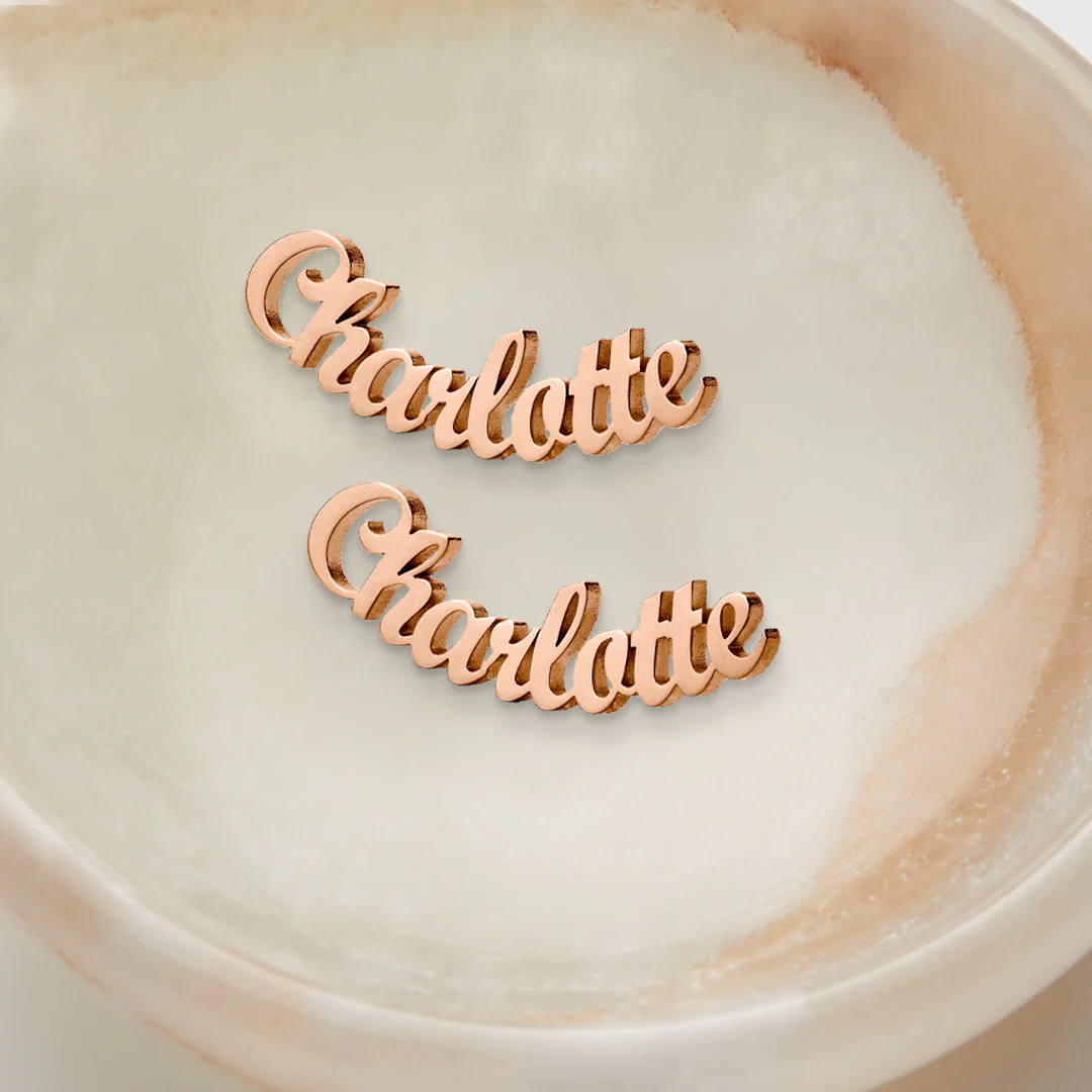 Custom Name Earrings