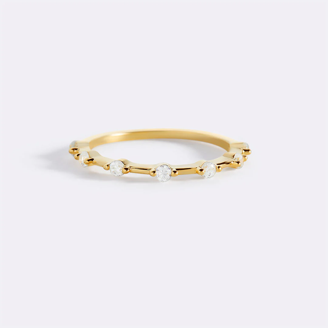 Ultra Thin Floating Eternity Ring