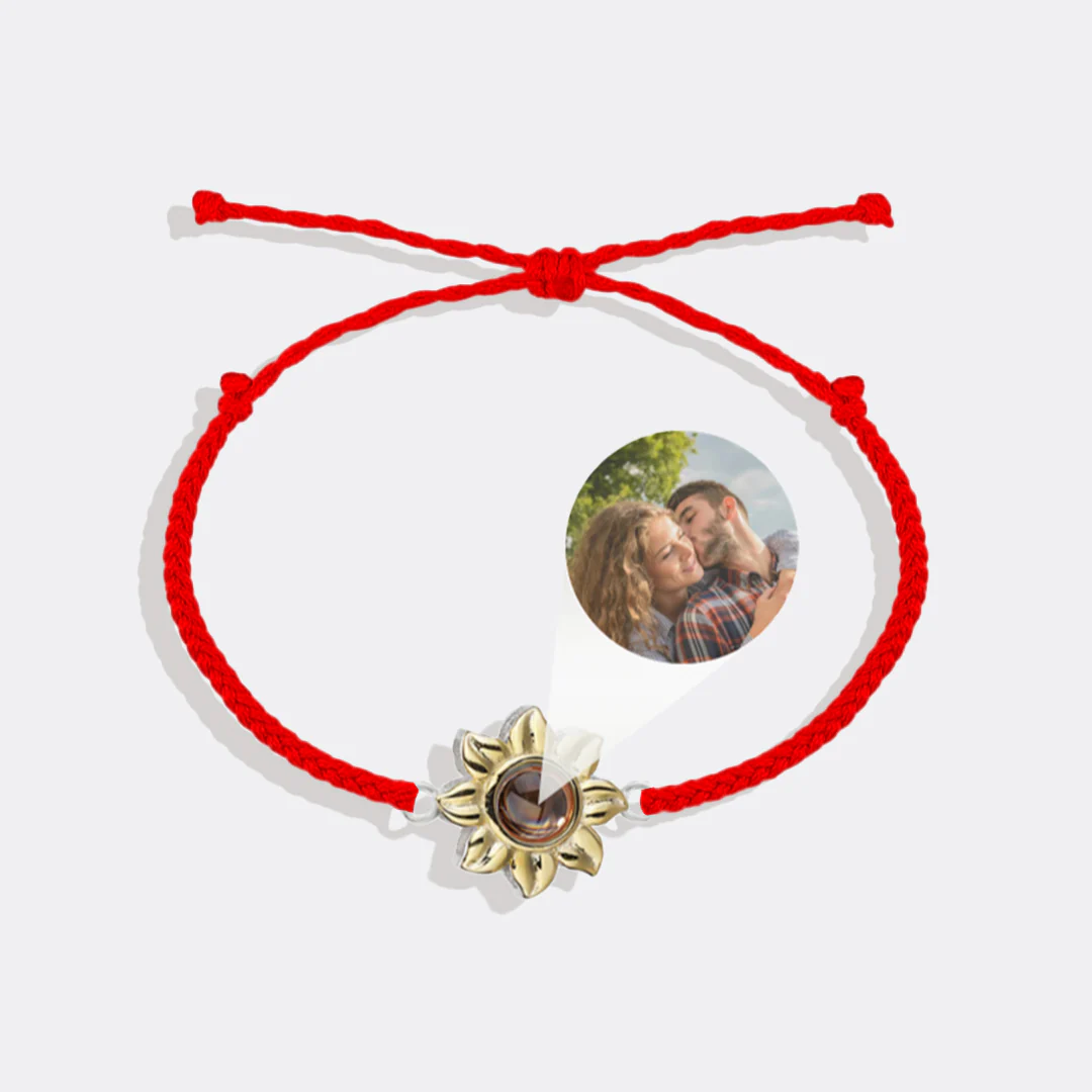 Sunflower Photo Bracelet