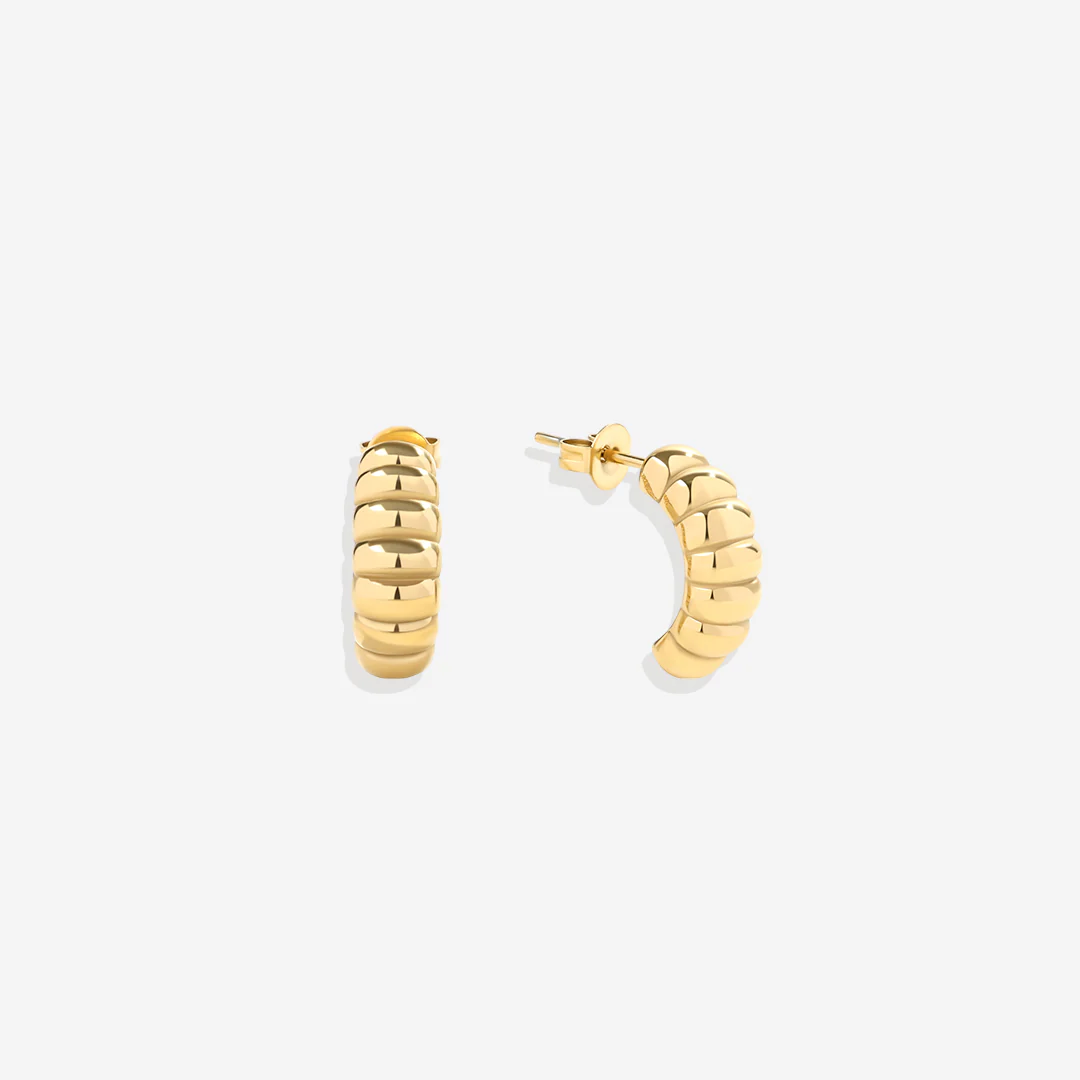 Croissant Hoop Earrings