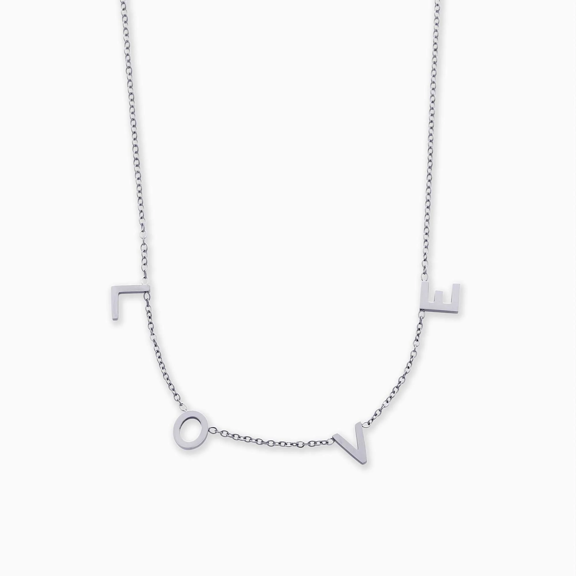 The LOVE Letter Necklace