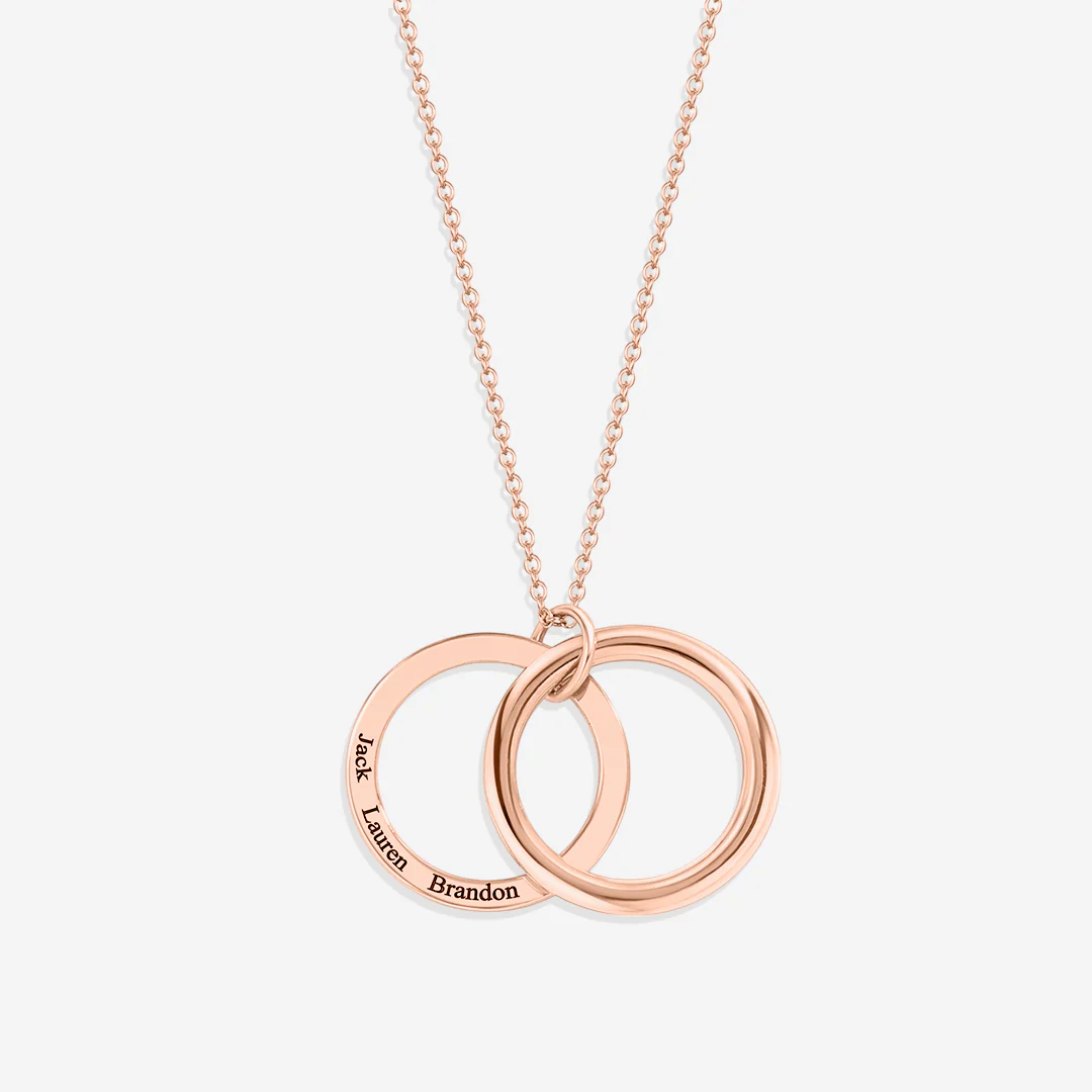 Hidden Message Ring Necklace