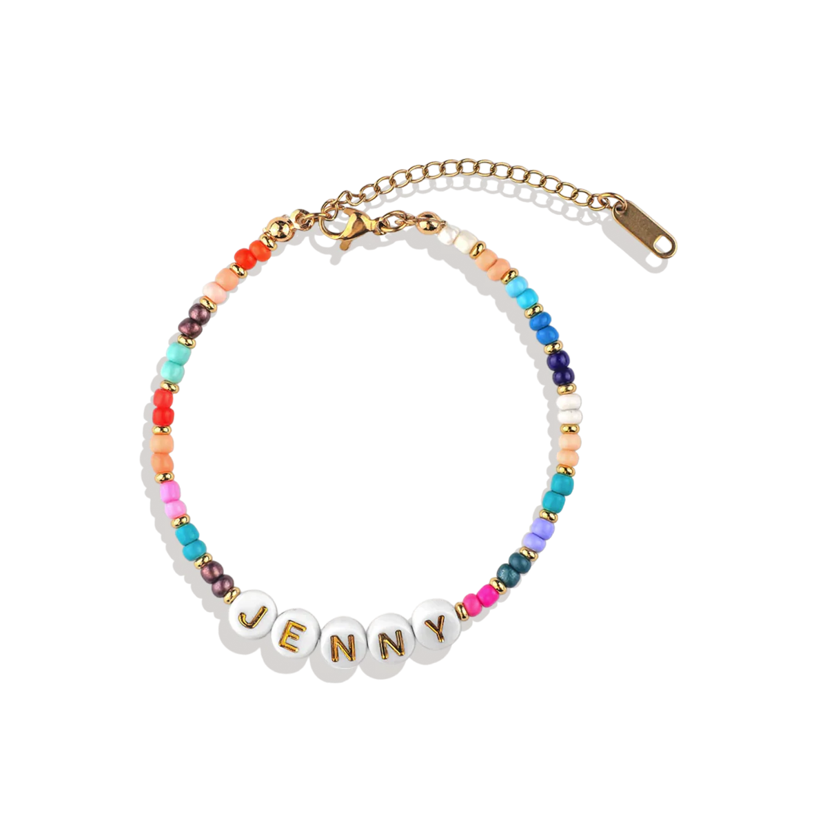 Beaded Name Bracelet | Joyful