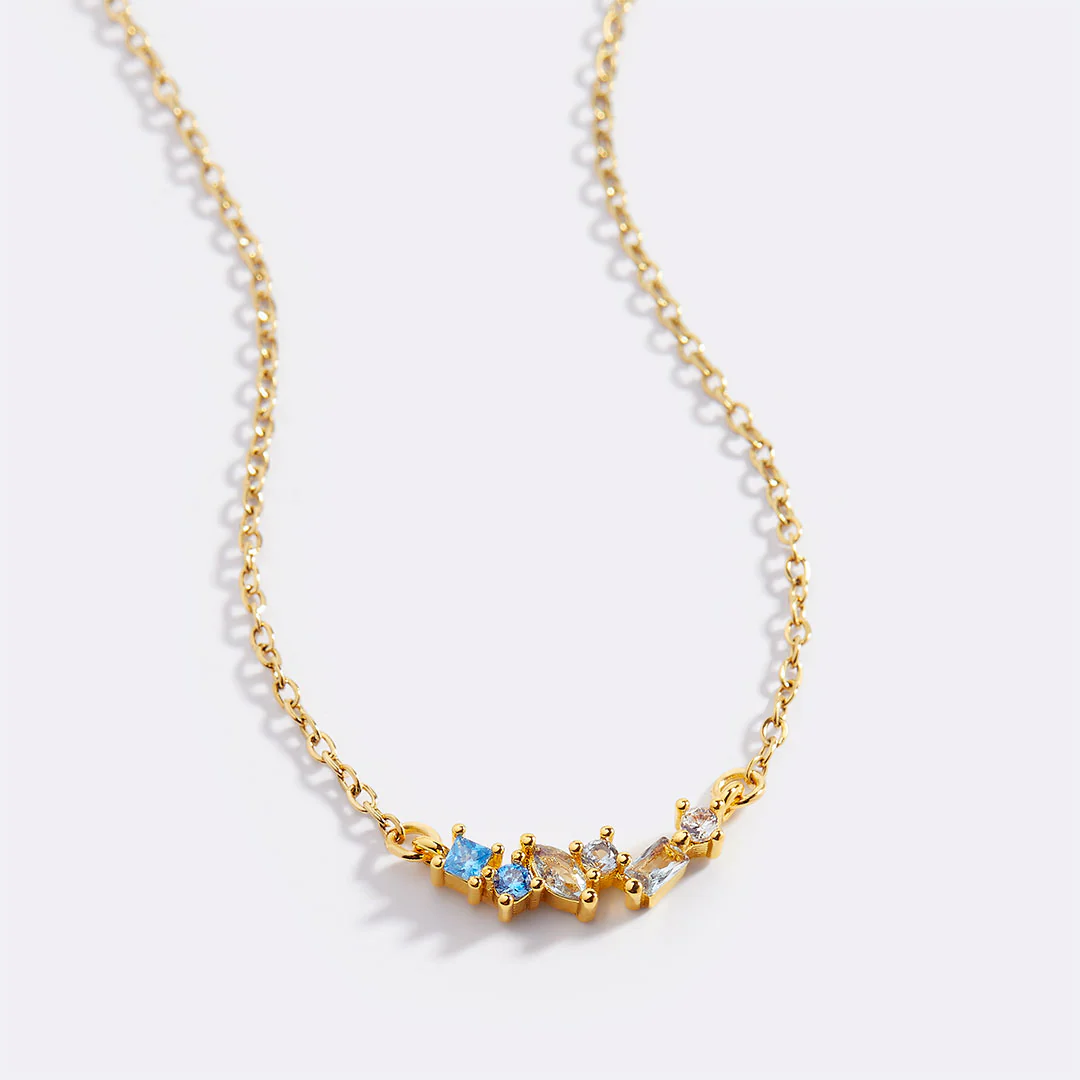 Ombre Birthstone Necklace