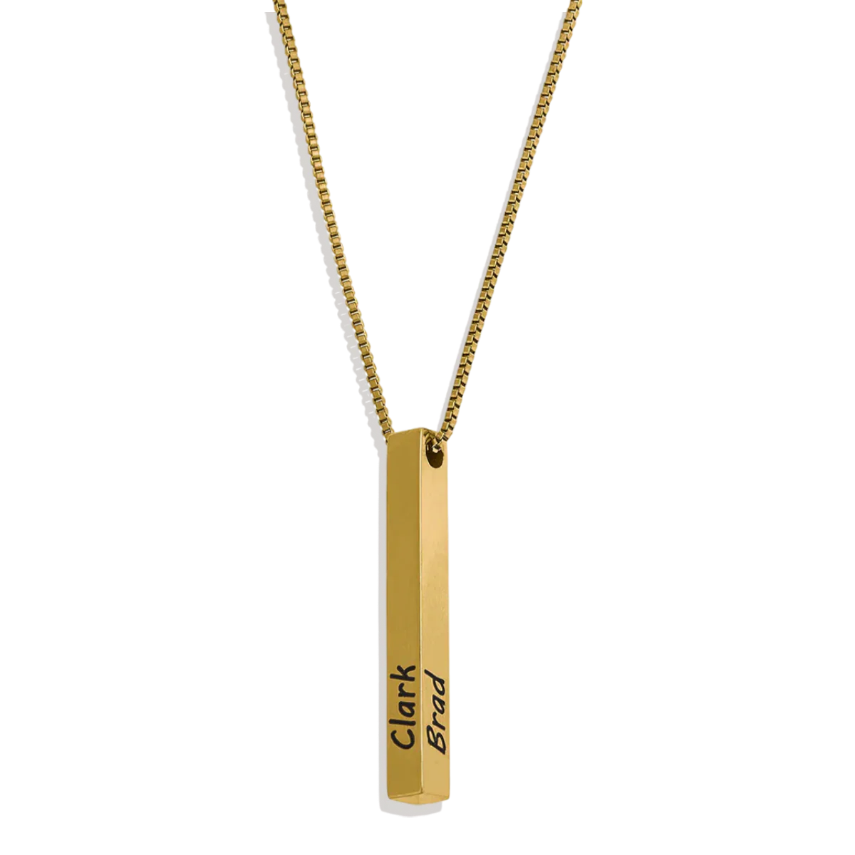 Muse Pillar Bar Necklace