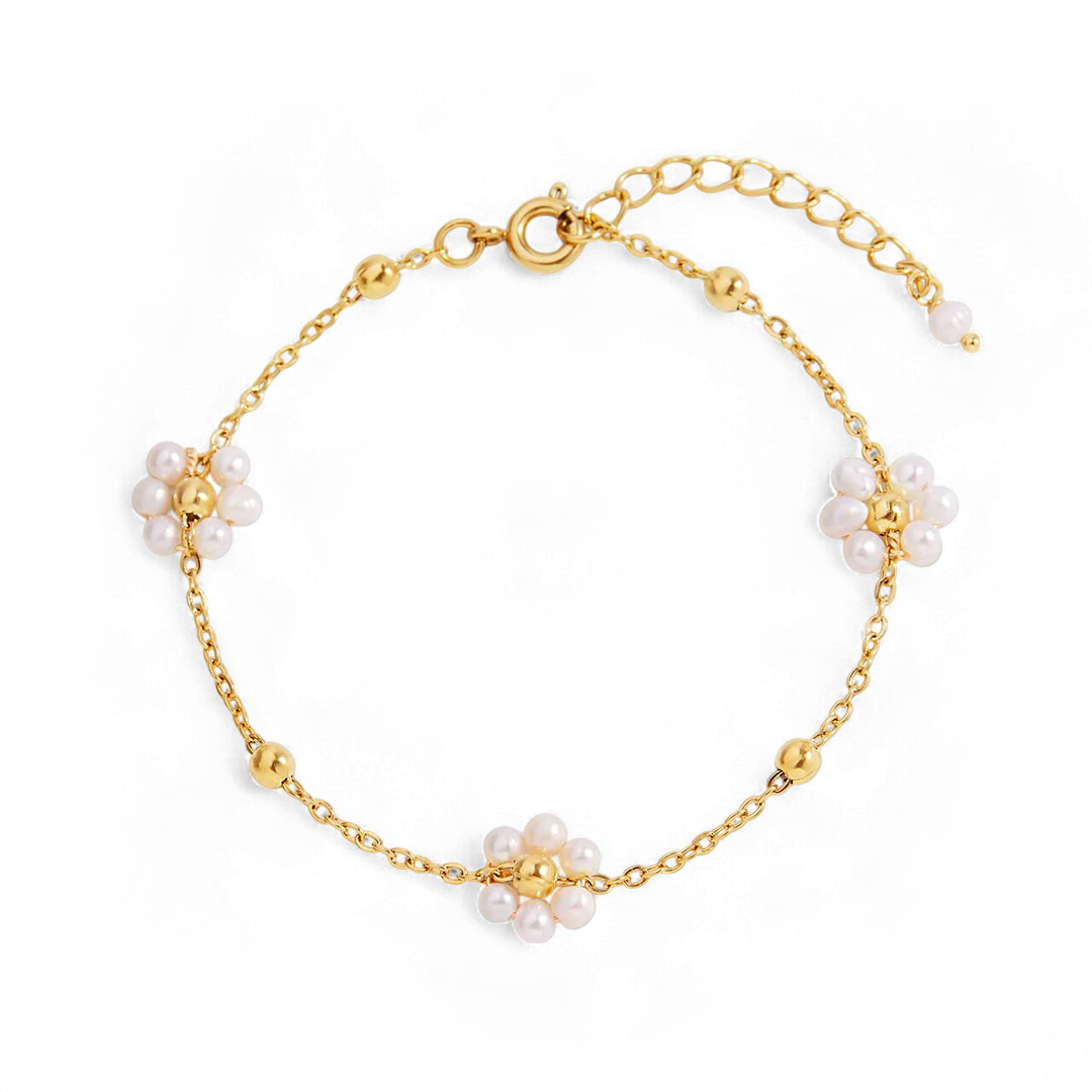 Marguerite Pearl Bracelet