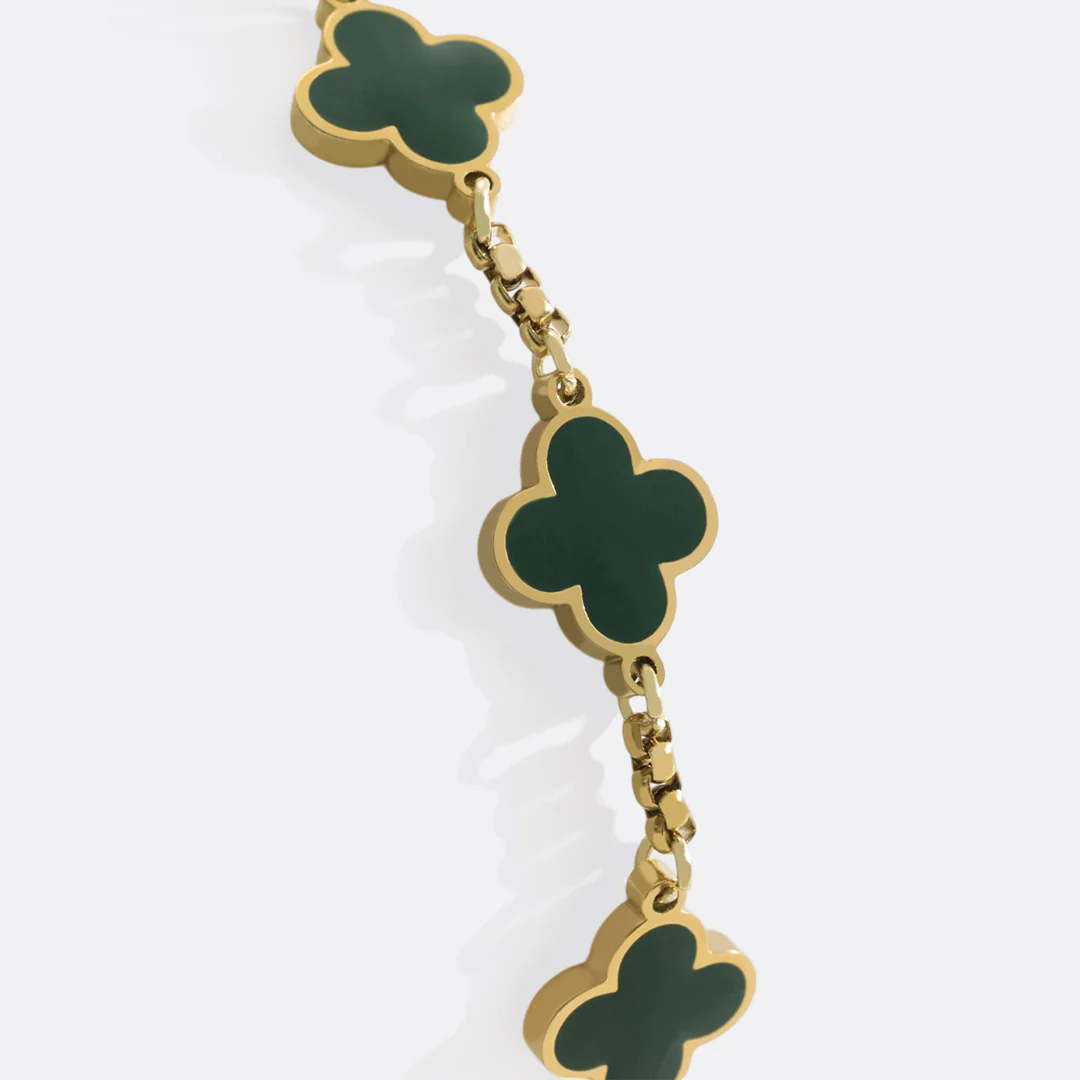 Clover Enamel Bracelet