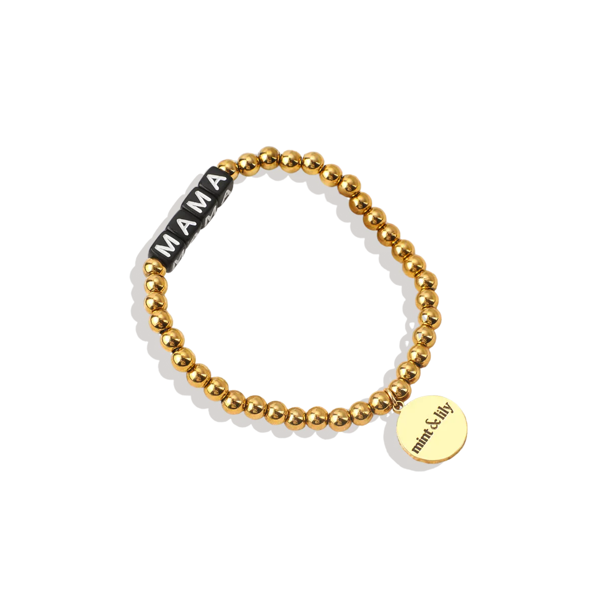 Custom Waterproof Gold Beaded Friendship Bracelet