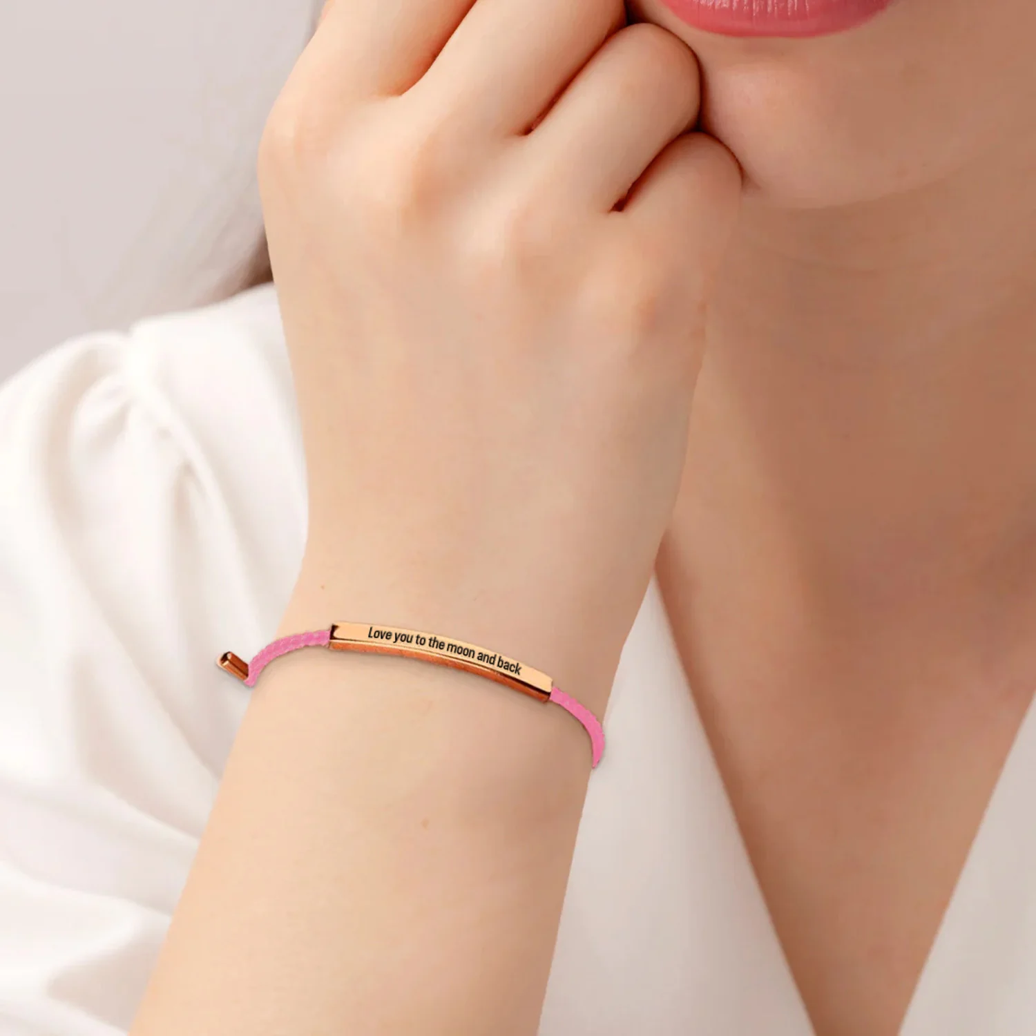 Love you to the moon and back Inspire Bracelet