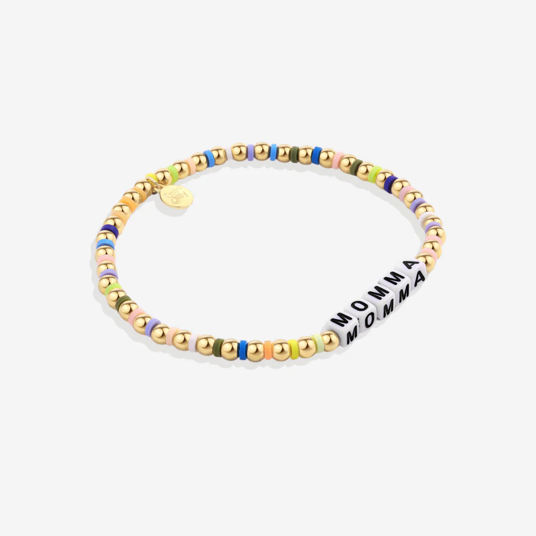 Custom Waterproof Gold Rainbow Beaded Friendship Bracelet