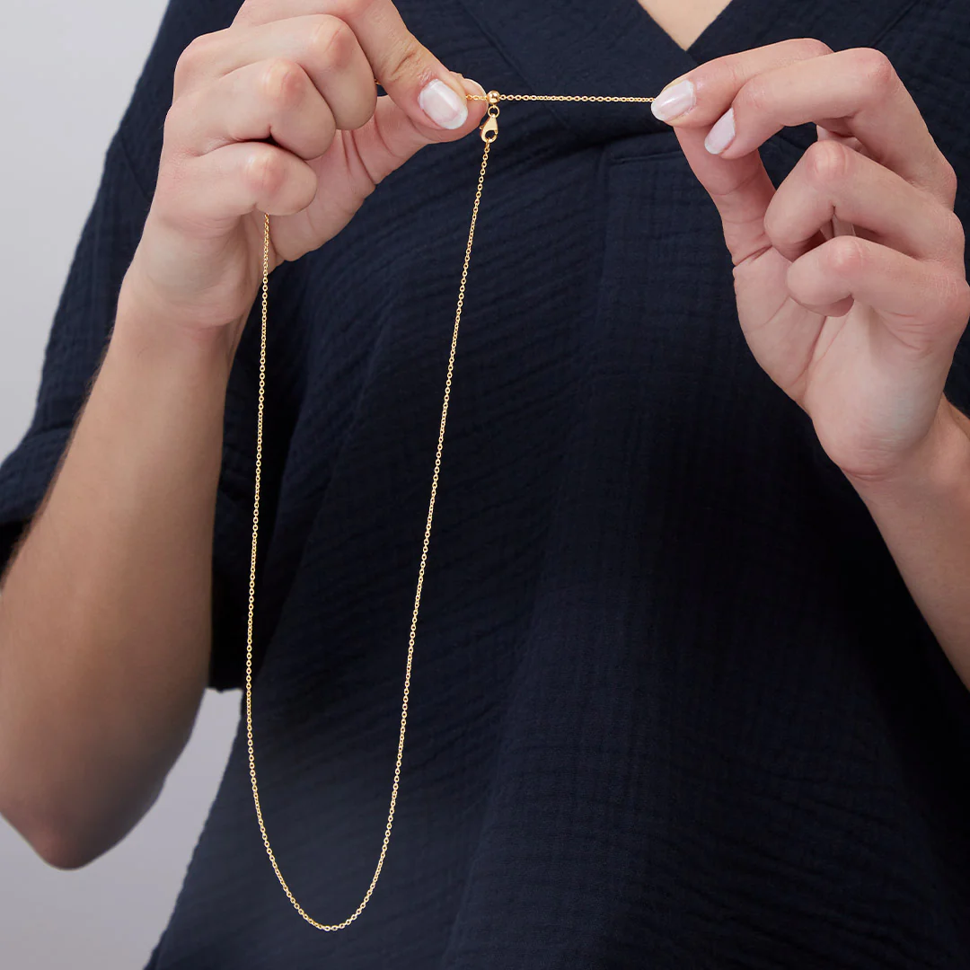 Italian Milano Sterling Silver Adjustable Chain Necklace