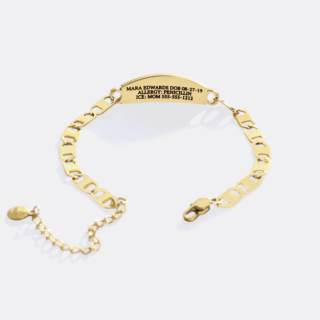 Engraved Medical Alert Bracelet