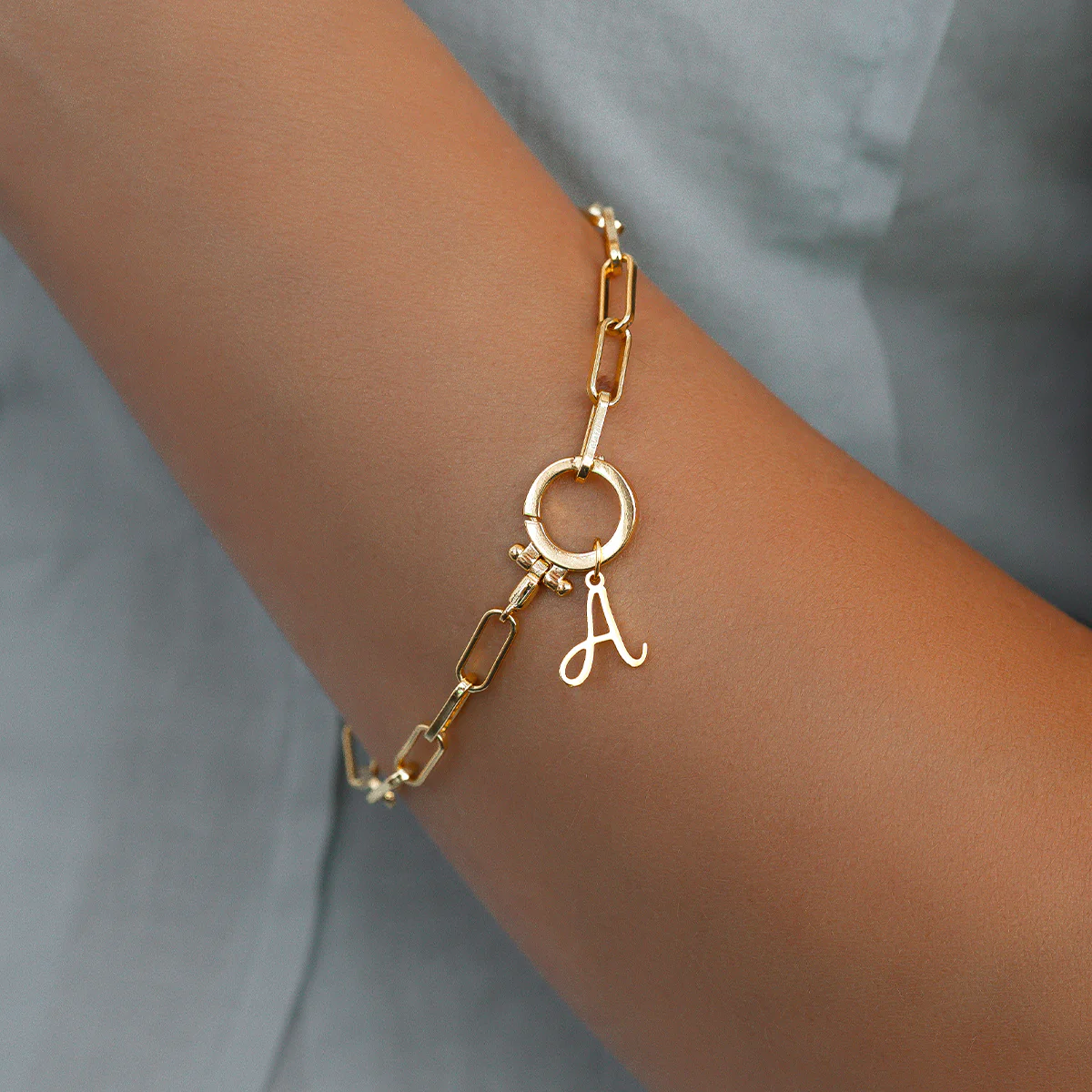 Cursive Initial Charm