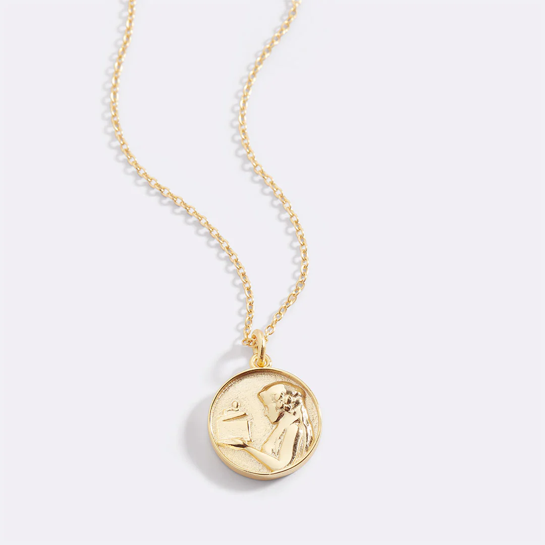 Greek Goddess Pendant Necklace