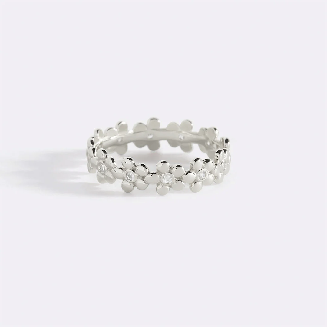 Diamonds & Daisies Eternity Ring