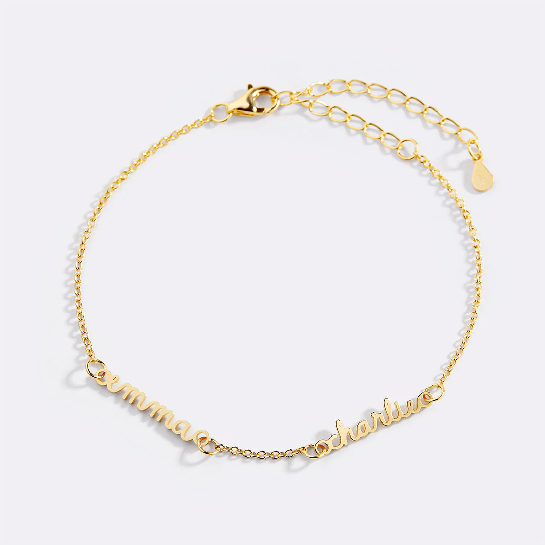Stella Dainty Multiple Name Bracelet
