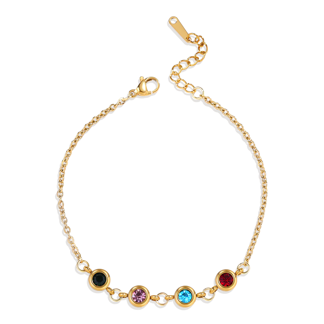 Personalized Birthstone Bracelet