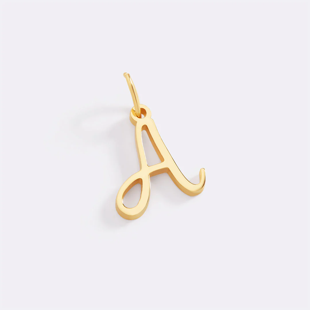 Cursive Initial Charm