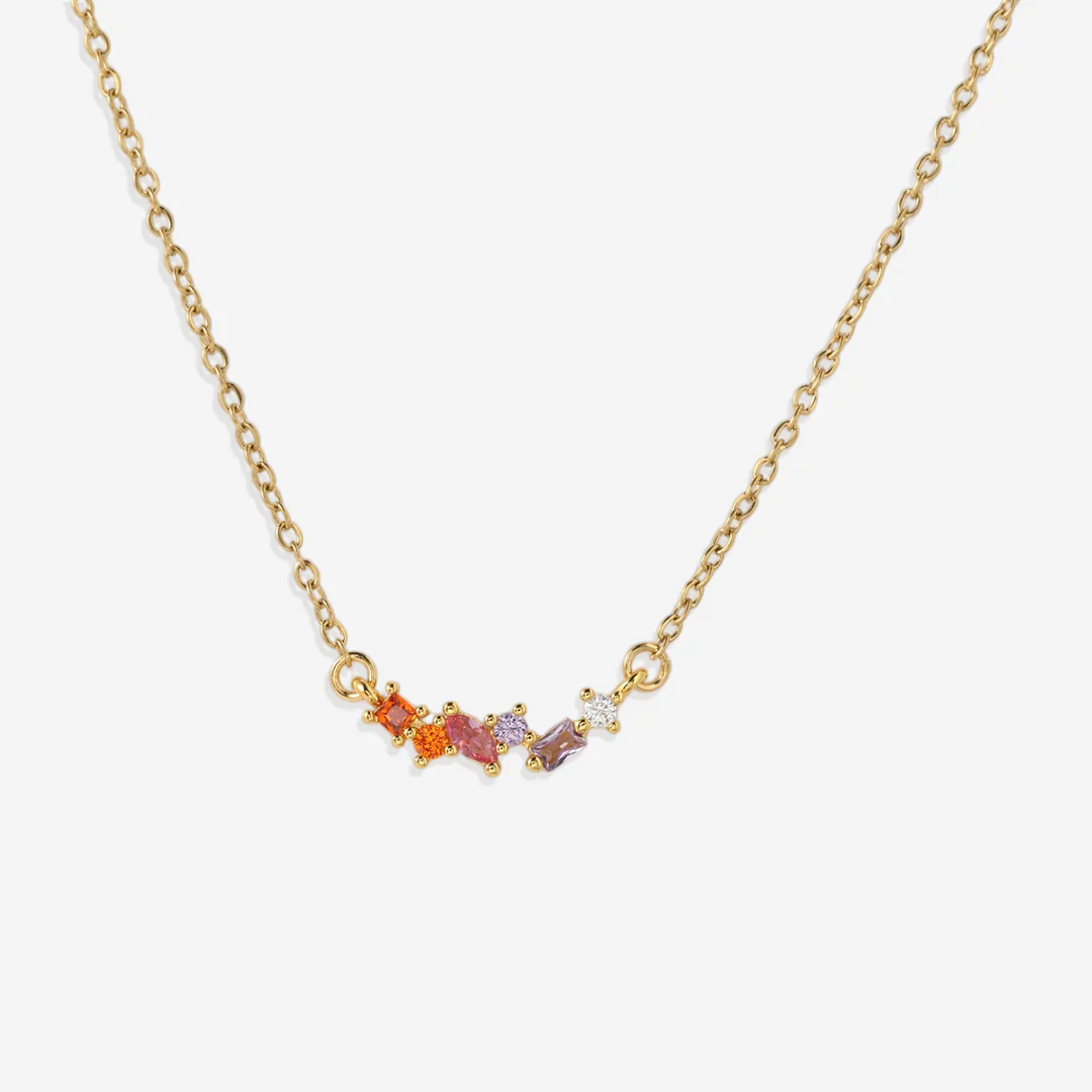 Ombre Birthstone Necklace