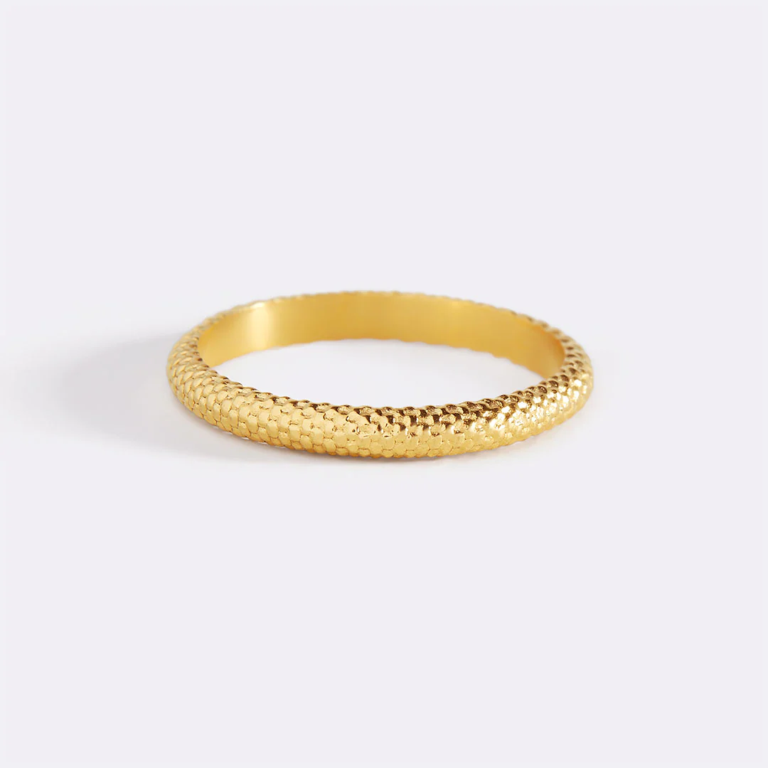 Snakeskin Stacking Ring