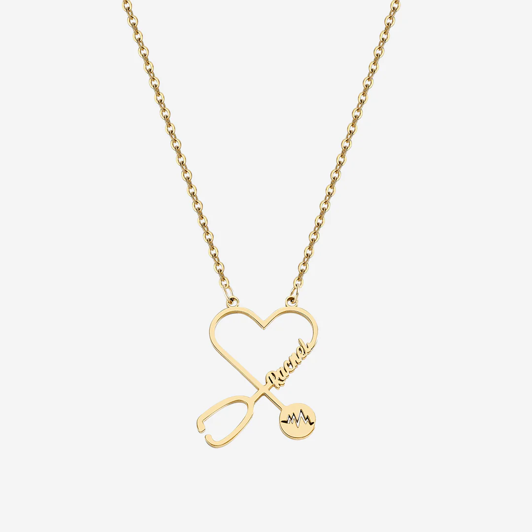 Stethosope Name Necklace