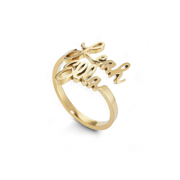 Double Name Ring