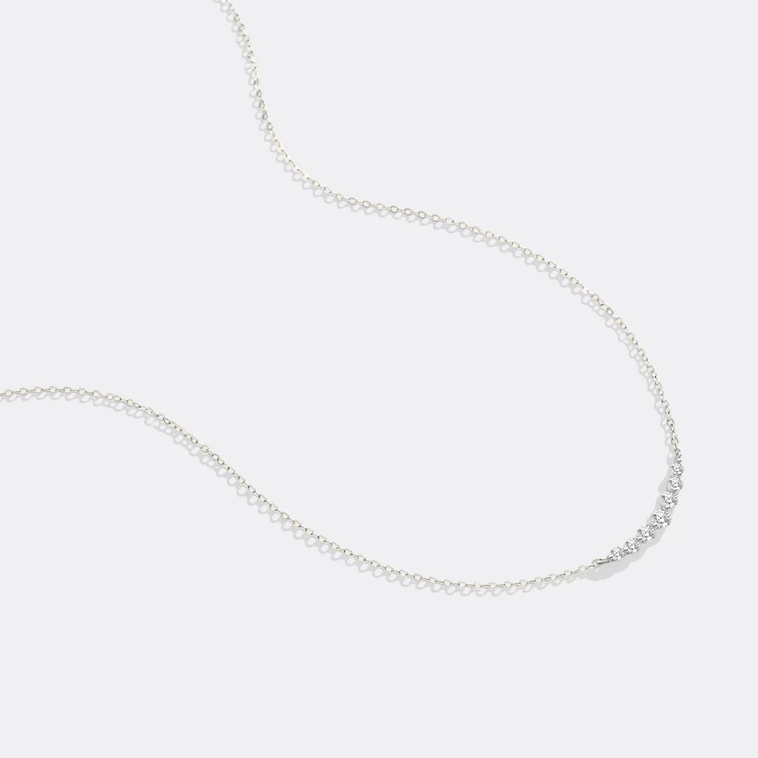 Classic Arc Diamond Necklace