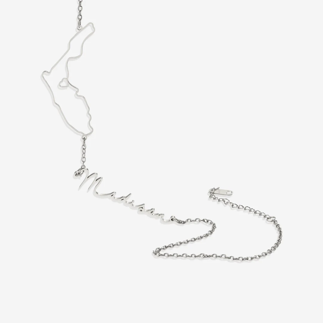 State Pride Name Necklace