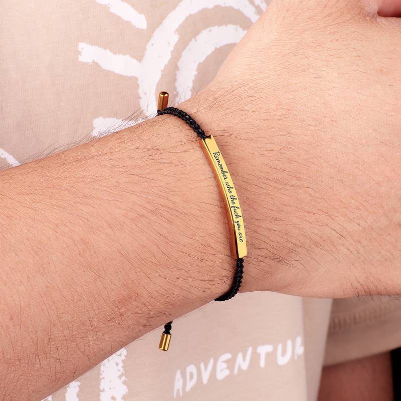 Remember Who the F♥ck You Are Inspire Bracelet