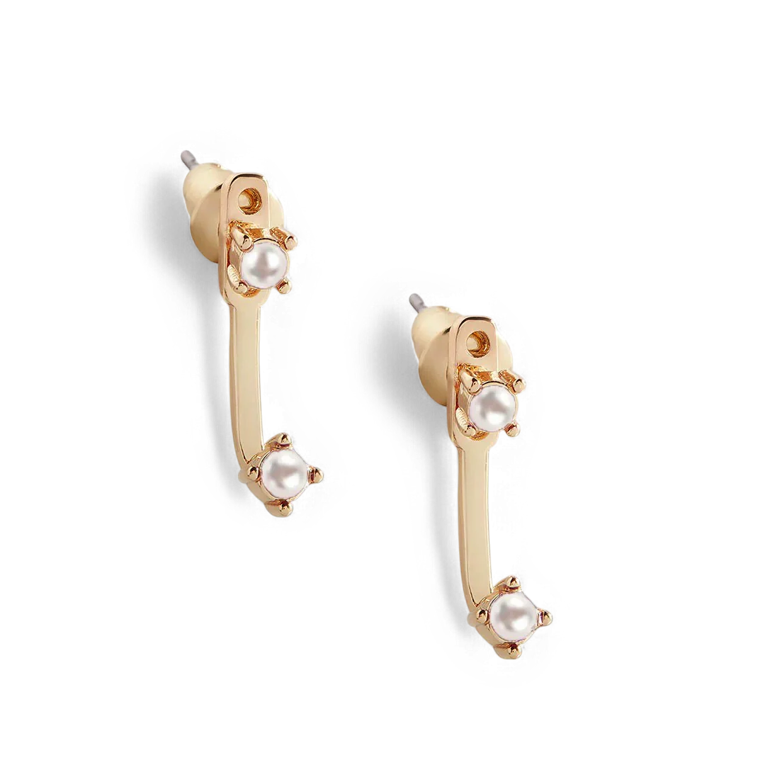 Birthstone Drop Ear Jacket Earrings