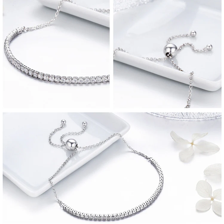 Thin Tennis Bracelet