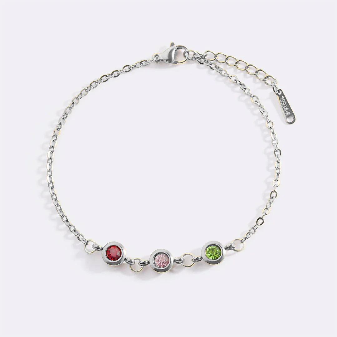 Personalized Birthstone Bracelet