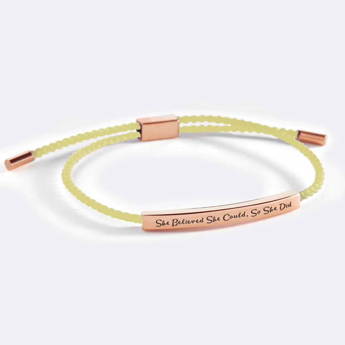 She Believed She Could, So She Did Inspire Bracelet