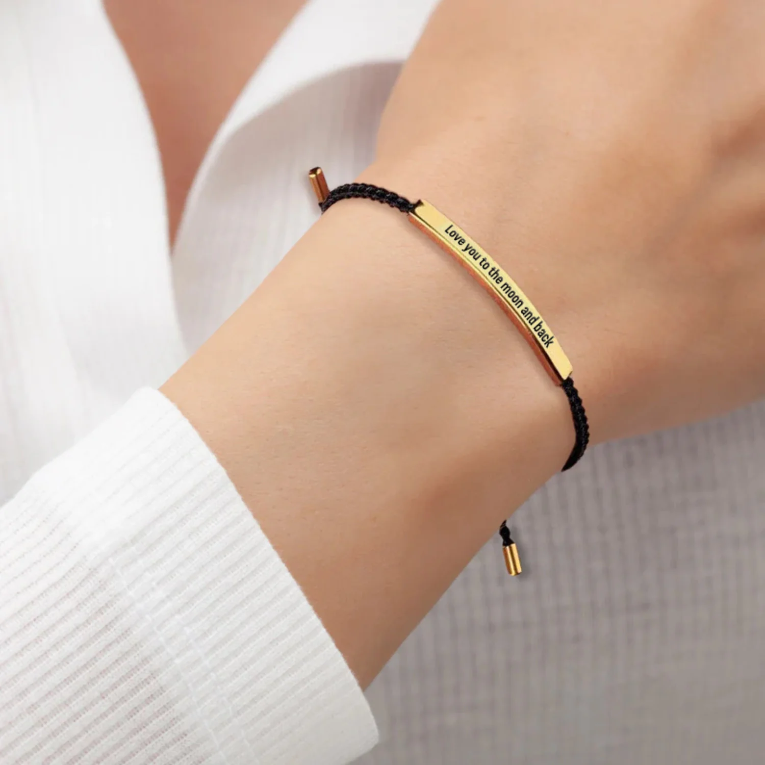 Love you to the moon and back Inspire Bracelet