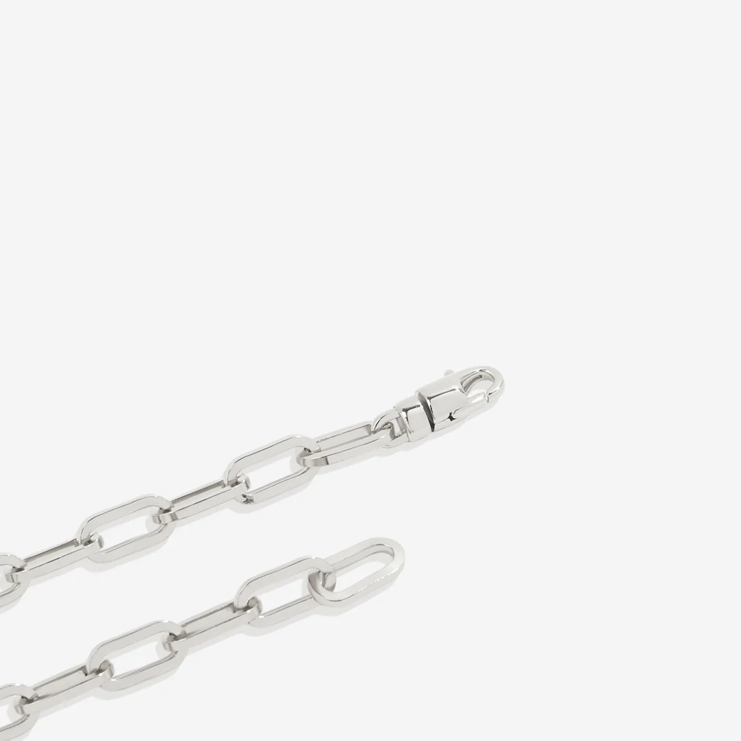 Open Link Paperclip Chain Bracelet