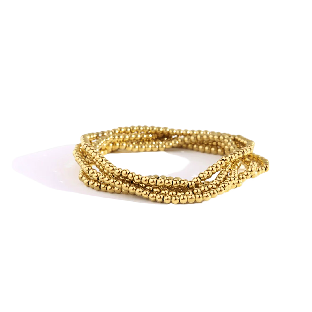 3mm Beaded Bracelet Stacking Set