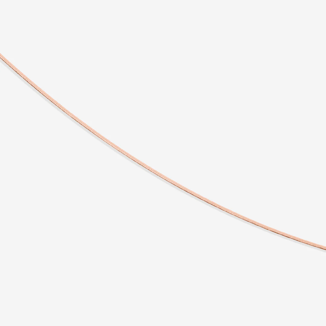 Dainty Herringbone Chain Necklace