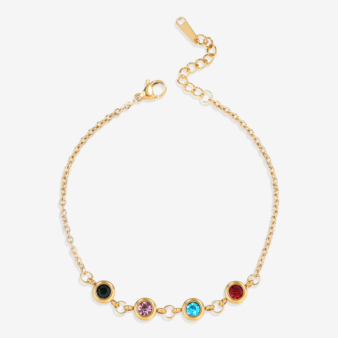 Personalized Birthstone Bracelet