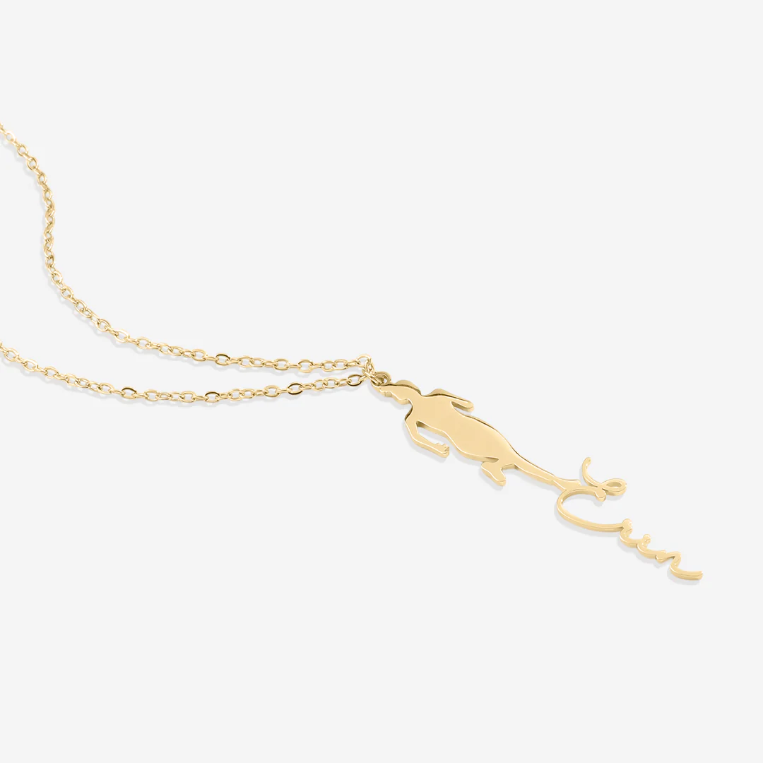 Runner Name Necklace