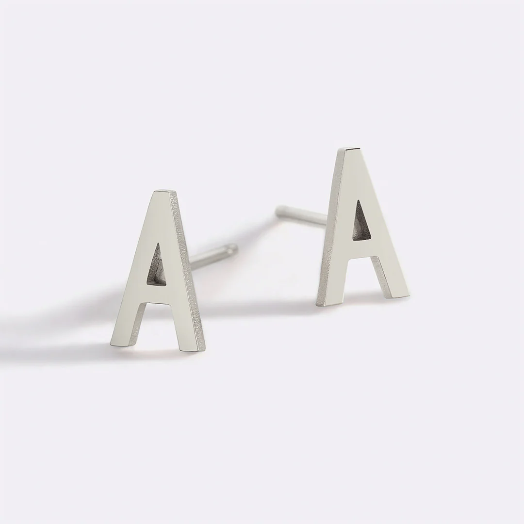 The Skinny Initial Earrings